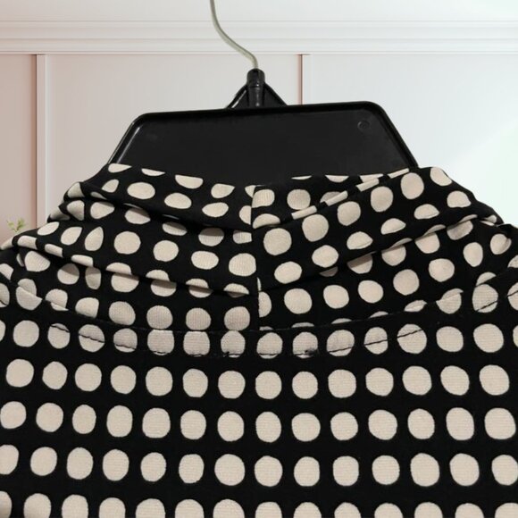 Anne Klein Sleeveless Polka Dot Blouse Women’s Size Large – Stretch Top - Picture 7 of 15